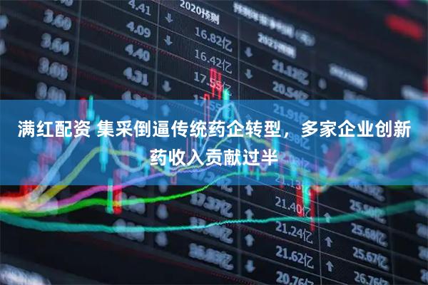 满红配资 集采倒逼传统药企转型，多家企业创新药收入贡献过半