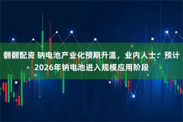 翻翻配资 钠电池产业化预期升温，业内人士：预计2026年钠电池进入规模应用阶段